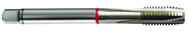 M12x1.0 6H 3-Flute Cobalt Red Ring Spiral Point Plug Tap-Bright - Eagle Tool & Supply