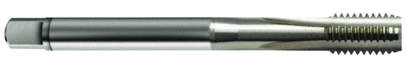 M8 x 0.75 Dia. - 6H - 3 FL - Cobalt Semi-Bott Yellow Ring Tap - Bright FORM-C DIN 374 - Eagle Tool & Supply