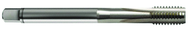 M6x0.50 6H 3-Flute Cobalt Yellow Ring Semi-Bottoming 40 degree Spiral Flute Tap-Bright - Eagle Tool & Supply
