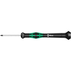 Wera - M Point, 40mm Blade Length Microstix Screwdriver - 137mm OAL - Eagle Tool & Supply