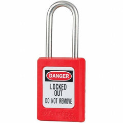 Master Lock - Lockout Padlocks Key Type: Keyed Alike Key Retaining: Retaining Key - Eagle Tool & Supply