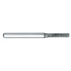 ‎SC-42 -3mm × 14mm LOC × 6mm Shank × 50mm OAL Cylindrical Ball Nose Carbide Medium Right Hand Spiral Burr - Eagle Tool & Supply