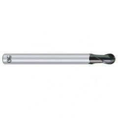 1/32" Dia. - 3" OAL - Carbide - Ball End HP End Mill-2 FL - Eagle Tool & Supply