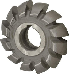 Value Collection - 7/16" Radius, 7/8" Circle Diam, 3-1/4" Cutter Diam, Arbor Connection, Convex Radius Cutter - High Speed Steel, Uncoated, 12 Teeth - Eagle Tool & Supply