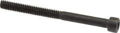 Value Collection - #5-40 UNC Hex Socket Drive, Socket Cap Screw - Alloy Steel, Black Oxide Finish, Partially Threaded, 1-1/2" Length Under Head - Eagle Tool & Supply