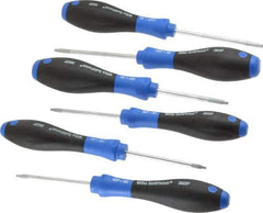 Wiha - 6 Piece TorxPlus Screwdriver Set - Bit Sizes: Torx IP6, IP7, IP8, IP9, IP10 & IP15 - Eagle Tool & Supply