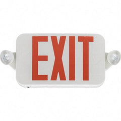 Lithonia Lighting - Combination Exit Signs Mounting Type: Ceiling Mount; End Mount; Wall Mount Number of Faces: 1 - Eagle Tool & Supply