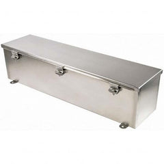 Wiegmann - NEMA 4X Stainless Steel Junction Box Enclosure with Hinge Cover - Eagle Tool & Supply