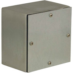 Wiegmann - NEMA 4 Steel Junction Box Enclosure with Screw Cover - Eagle Tool & Supply