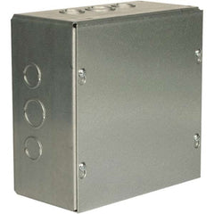 Wiegmann - NEMA 1 Steel Junction Box Enclosure with Screw Cover - Eagle Tool & Supply