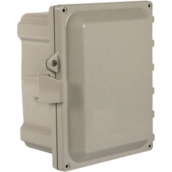 Wiegmann - NEMA 4X Polycarbonate Standard Enclosure with Continuous Hinge Cover - Eagle Tool & Supply