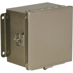 Wiegmann - NEMA 4X Stainless Steel Standard Enclosure with Continuous Hinge Cover - Eagle Tool & Supply