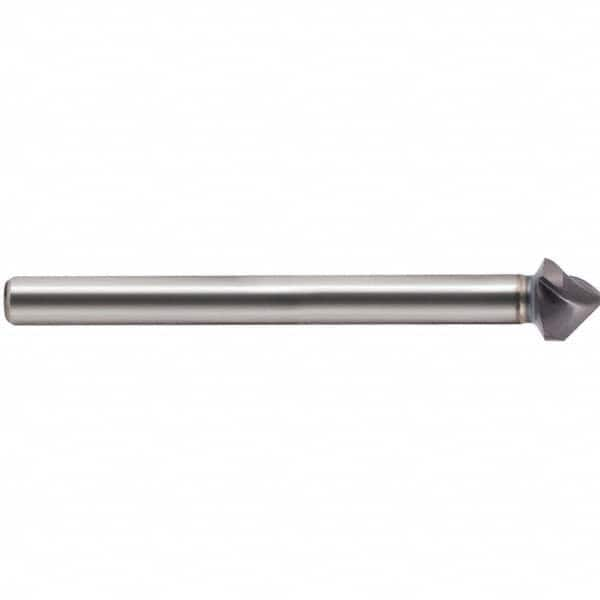 Guhring - 16.5mm Head Diam, 10mm Shank Diam, 3-Flute 90° High Speed Steel Countersink - Eagle Tool & Supply