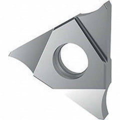 Grooving Insert: GE 30504, Solid Carbide Uncoated, Neutral, 4 mm Cutting Width, 5 mm Max Depth