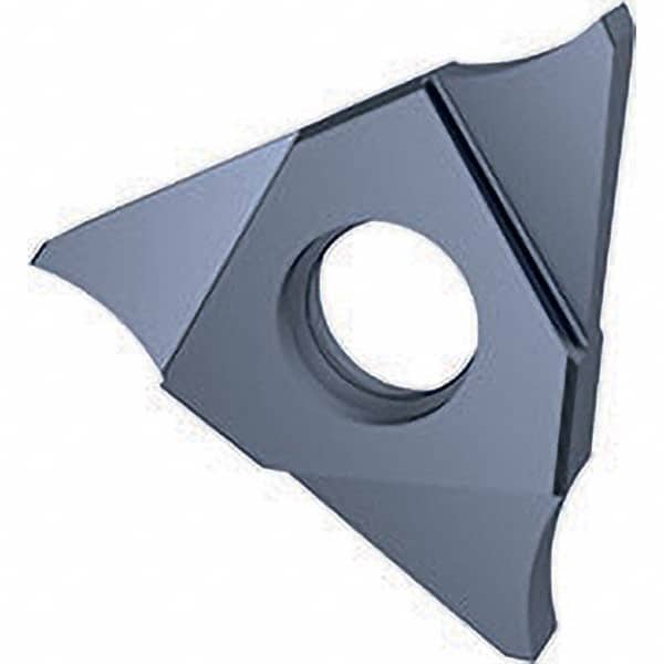 Grooving Insert: GE 30504, Solid Carbide Firex Finish, Neutral, 0.55 mm Cutting Width, 1.5 mm Max Depth