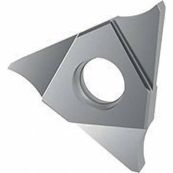 Grooving Insert: GE 30504, Solid Carbide Uncoated, Neutral, 0.65 mm Cutting Width, 1.5 mm Max Depth