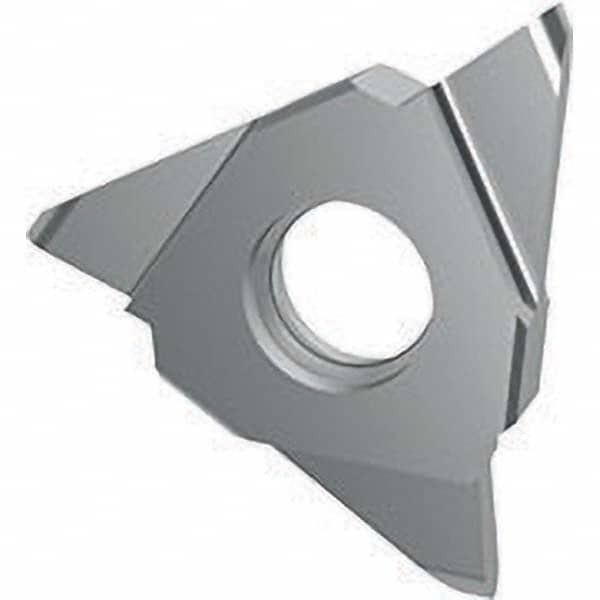 Grooving Insert: GE 30504, Solid Carbide Uncoated, Neutral, 1 mm Cutting Width, 3 mm Max Depth