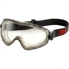 3M - Size Universal Clear Polycarbonate Anti-Fog Safety Goggles - Eagle Tool & Supply