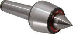 Rohm - MT5 Taper Shank, 3.543" Head Diam 2,000 Lb Capacity Live Center - 3,000 Max RPM, 2.764" Head Length, 1.5748" Point Diam, 1.988" Point Len, 4,400 Lb Max Workpc, 10.177" OAL, Standard Point - Eagle Tool & Supply