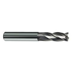 20mm Dia. x 104mm Overall Length 4-Flute Square End Solid Carbide SE End Mill-Round Shank-Center Cut-Uncoated - Eagle Tool & Supply