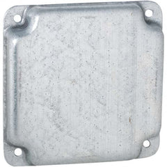 Hubbell-Raco - Steel Electrical Box Cover - Exact Industrial Supply