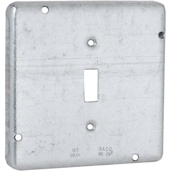 Hubbell-Raco - Steel Electrical Box Cover - Eagle Tool & Supply