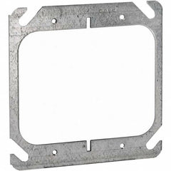 Hubbell-Raco - Steel Electrical Box Flat Cover - Eagle Tool & Supply