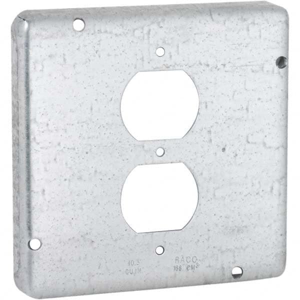 Hubbell-Raco - Steel Electrical Box Cover - Eagle Tool & Supply