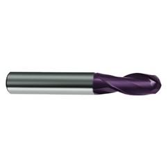 7/16" Dia. - 2-3/4 OAL - 30 Helix Firex CBD Ball Nose EM - 2 FL - Eagle Tool & Supply
