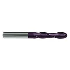 3/16" Dia. - 2-1/2" OAL - 30 Helix Firex CBD Ball Nose EM - 2 FL - Eagle Tool & Supply