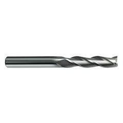 7/16 Dia. x 5 Overall Length 3-Flute Square End Solid Carbide SE End Mill-Round Shank-Center Cut-Uncoated - Eagle Tool & Supply