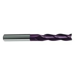 3/16 Dia. x 3 Overall Length 3-Flute Square End Solid Carbide SE End Mill-Round Shank-Center Cut-Firex - Eagle Tool & Supply