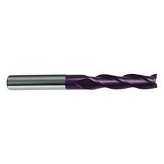 3/8 Dia. x 4 Overall Length 4-Flute Square End Solid Carbide SE End Mill-Round Shank-Center Cut-Firex - Eagle Tool & Supply