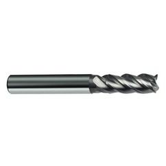 12mm Dia. - 83mm OAL - 4 FL Variable Helix Bright Carbide End Mill - Eagle Tool & Supply