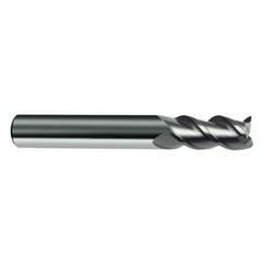 20mm Dia. - 104mm OAL - 45° Helix Bright Carbide End Mill - 3 FL - Eagle Tool & Supply