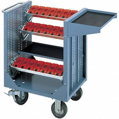LISTA - CNC Storage Carts Style: CNC Tool Cart with Tool Carrier Taper Size: HSK 50A - Eagle Tool & Supply
