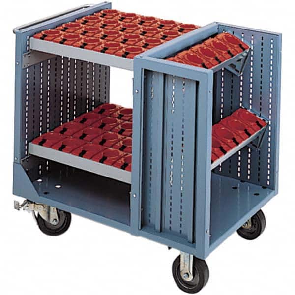 LISTA - CNC Storage Carts Style: CNC Tool Cart with Tool Carrier Taper Size: HSK100A - Eagle Tool & Supply
