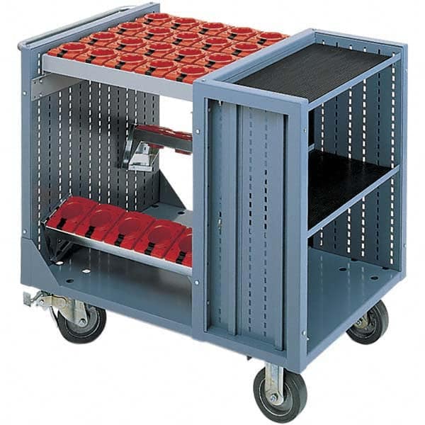 LISTA - CNC Storage Carts Style: CNC Tool Cart with Tool Carrier Taper Size: HSK 63A - Eagle Tool & Supply