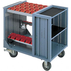 LISTA - CNC Storage Carts Style: CNC Tool Cart with Tool Carrier Taper Size: HSK 100A - Eagle Tool & Supply