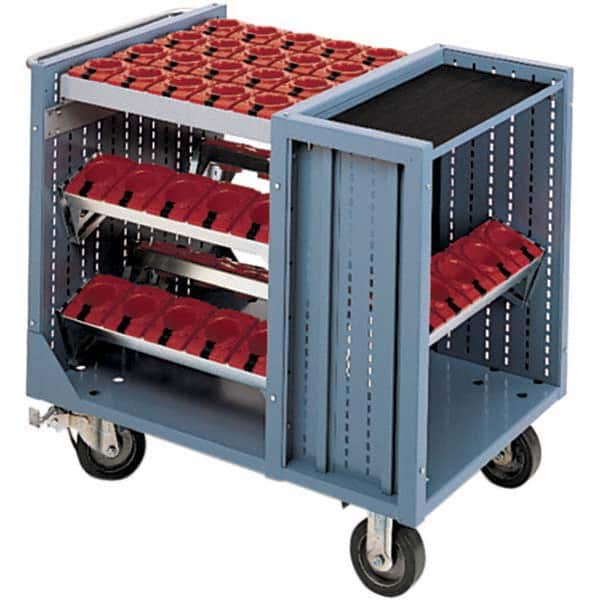 LISTA - CNC Storage Carts Style: CNC Tool Cart with Tool Carrier Taper Size: HSK100A - Eagle Tool & Supply