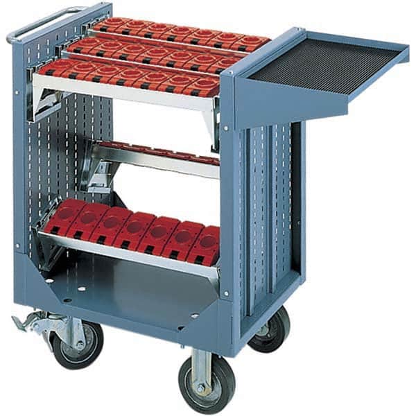 LISTA - CNC Storage Carts Style: CNC Tool Cart with Tool Carrier Taper Size: HSK100A - Eagle Tool & Supply