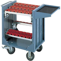 LISTA - CNC Storage Carts Style: CNC Tool Cart with Tool Carrier Taper Size: HSK 63A - Eagle Tool & Supply