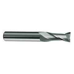 16mm Dia. x 92mm Overall Length 2-Flute Square End Solid Carbide SE End Mill-Round Shank-Center Cut-Uncoated - Eagle Tool & Supply