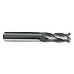 14mm Dia. x 83mm Overall Length 4-Flute Square End Solid Carbide SE End Mill-Round Shank-Center Cut-Uncoated - Eagle Tool & Supply