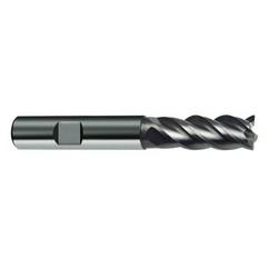 8mm Dia. - 63mm OAL - 4 FL Variable Helix Bright Carbide End Mill - Eagle Tool & Supply
