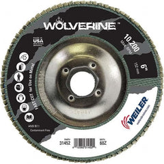 Weiler - Flap Discs Abrasive Type: Coated Flap Disc Type: Type 29 - Eagle Tool & Supply