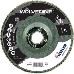 Weiler - Flap Discs Abrasive Type: Coated Flap Disc Type: Type 29 - Eagle Tool & Supply