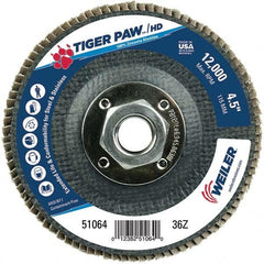 Weiler - Flap Discs Abrasive Type: Coated Flap Disc Type: Type 29 - Eagle Tool & Supply