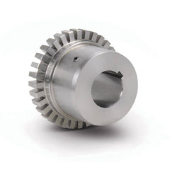 TB Wood's - Flexible Coupling; Type: Coupling Hub ; Bore Diameter (Decimal Inch): 2.4375 ; Maximum Bore Diameter (Inch): 2.4375 ; Outside Diameter (Inch): 4.13 ; Overall Length (Inch): 3.5 ; Material: Steel - Exact Industrial Supply