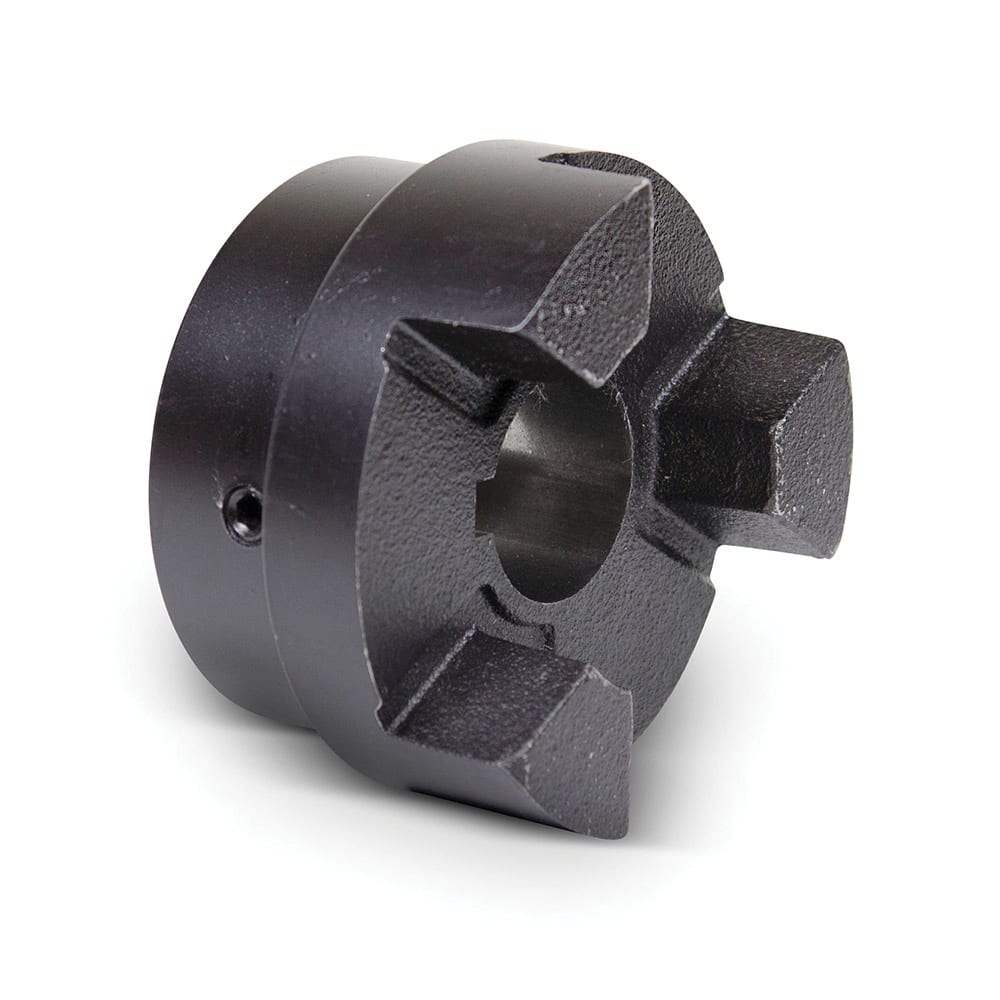 TB Wood's - Flexible Coupling; Type: Coupling Half ; Bore Diameter (Decimal Inch): 1.625 ; Maximum Bore Diameter (Inch): 1.625 ; Outside Diameter (Inch): 5 ; Overall Length (Inch): 2.19 ; Material: Cast Iron - Exact Industrial Supply